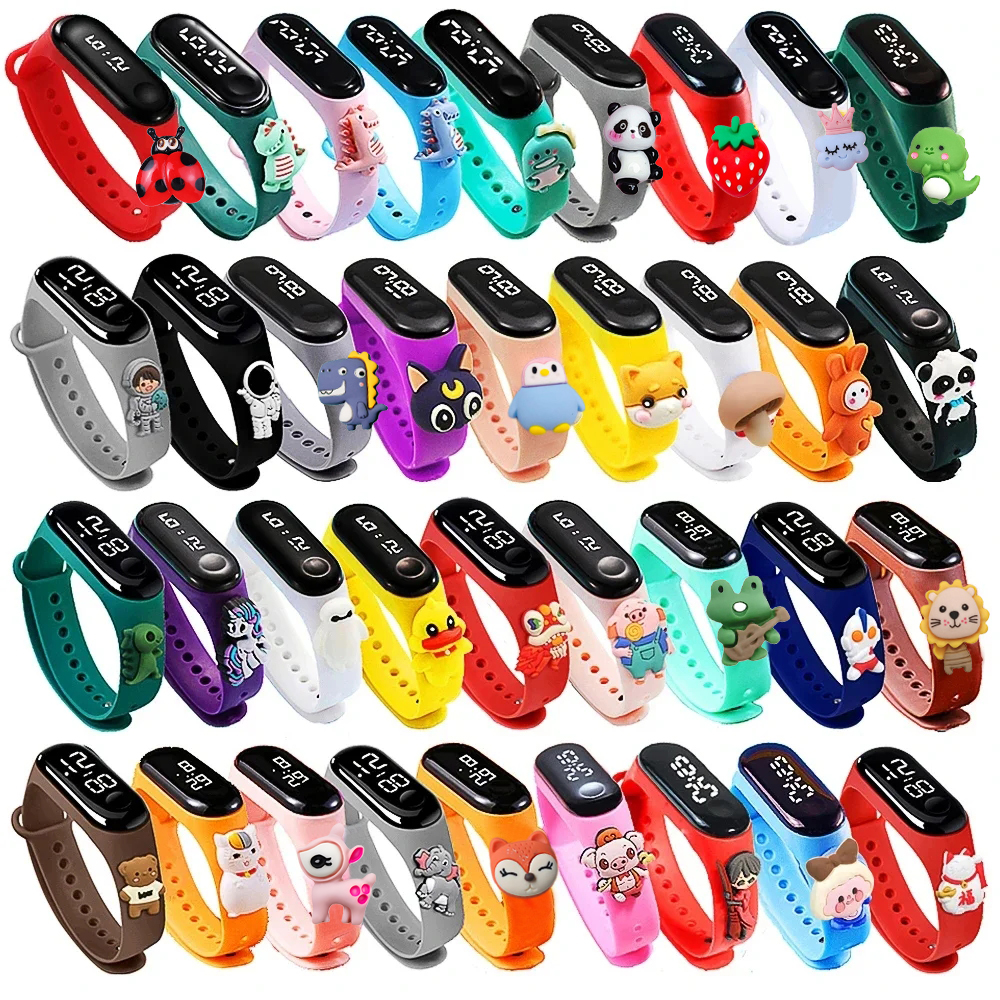 Sports Equipment For Boys - Waterproof Children Smart Touch Led Watch