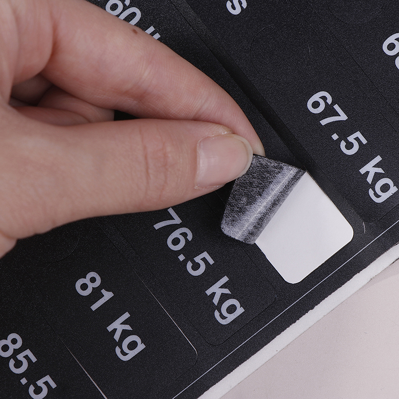 Sports Equipment Online - Weight Stack Labels 4.5kg To 150kg