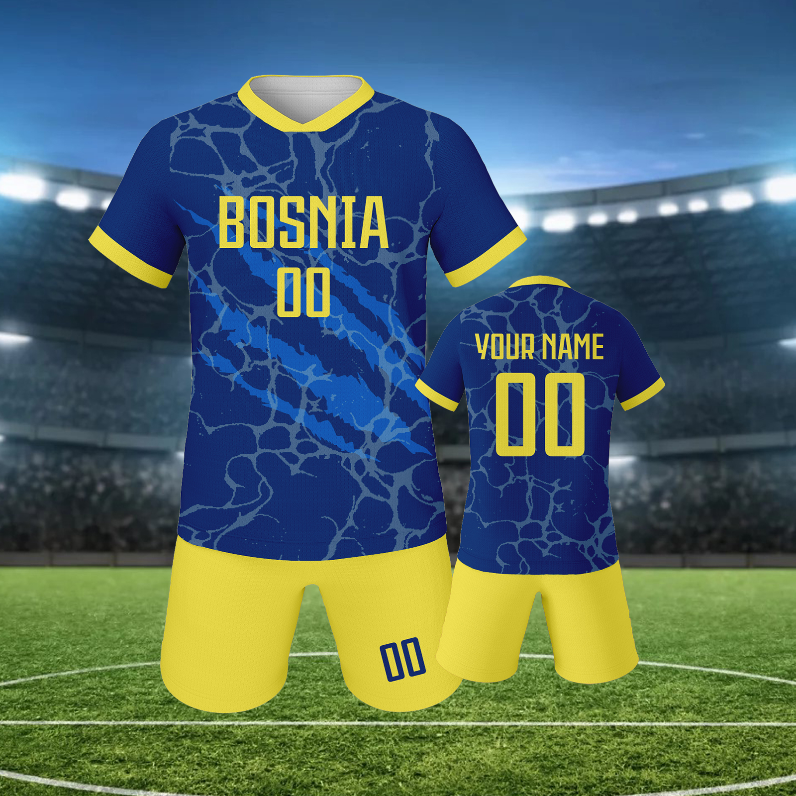 Sports Equipment For Boys - Custom Bosnia Soccer Set Kids Personalized