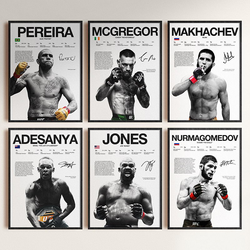Famous Boxing Legends Fighting – Sports Equipment Poster recenzja i cena