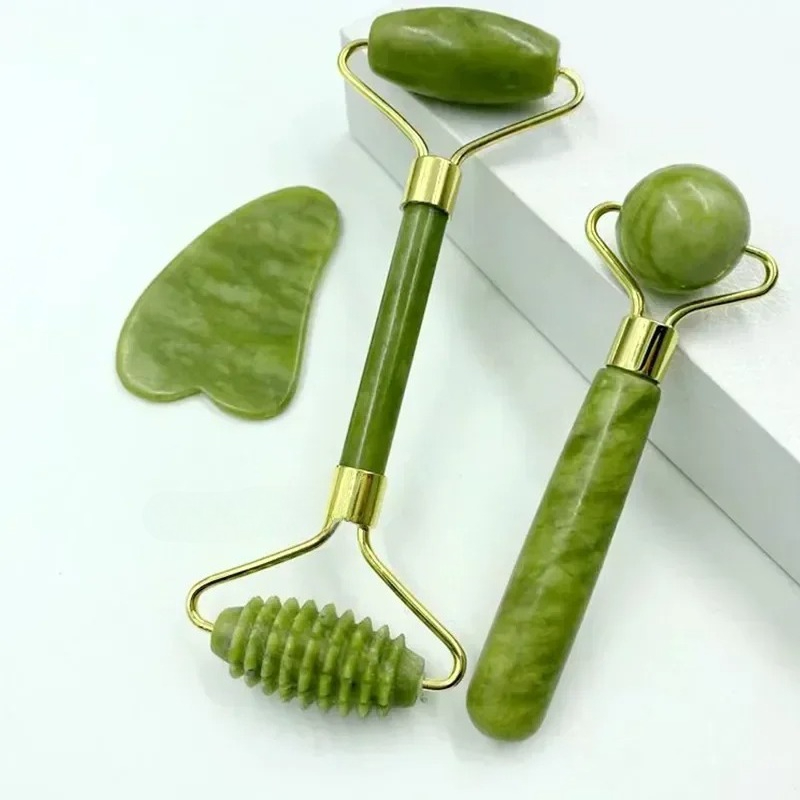 Natural jade roller massager,  – Lacrosse Stick Head recenzja i cena