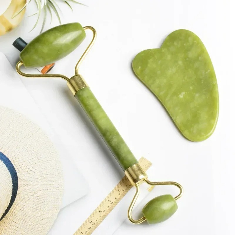 Natural jade roller massager,  – Lacrosse Stick Head recenzja i cena