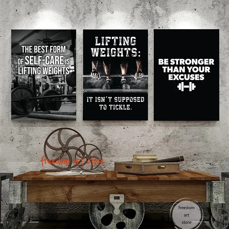 Gym Motivation Muscle Man Body – Sports Equipment Poster recenzja i cena