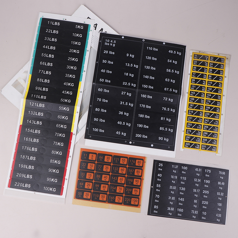 Weight Stack Labels 4.5kg To 1 – Sports Equipment Online recenzja i cena