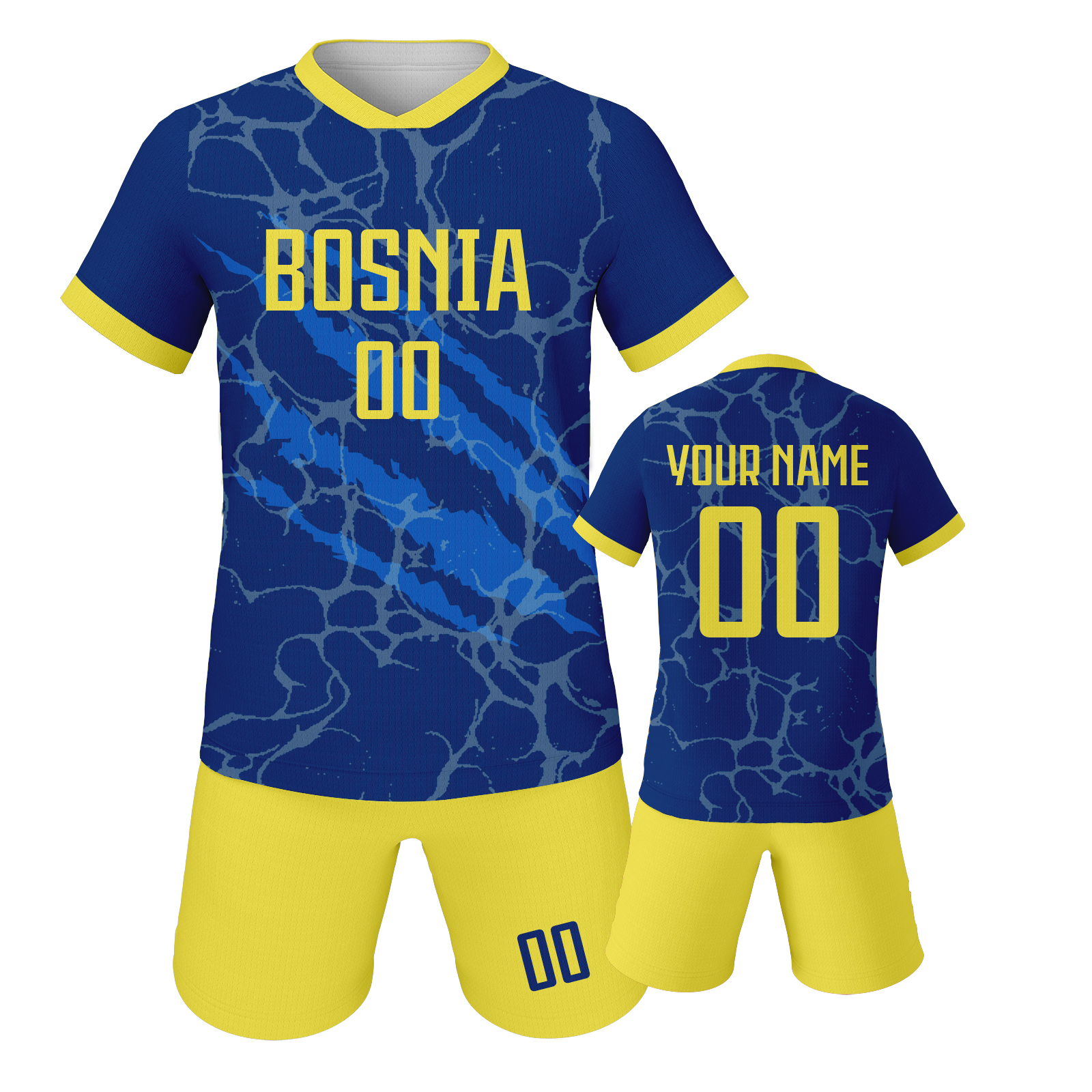 Custom Bosnia Soccer Set Kids  – Sports Equipment For Boys recenzja i cena