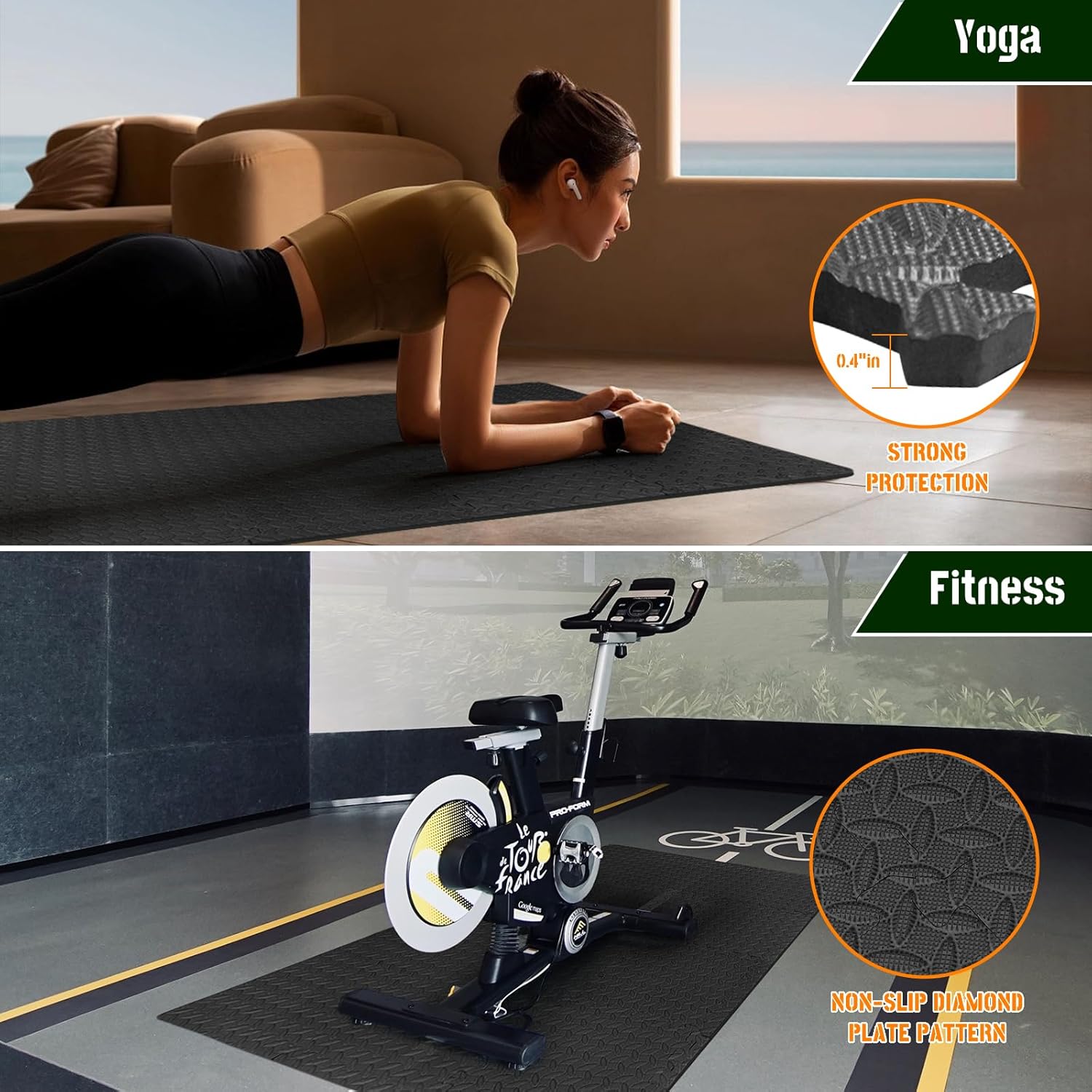 60cm EVA Foam Gym Floor Mats 8 – Sports Equipment Online recenzja i cena