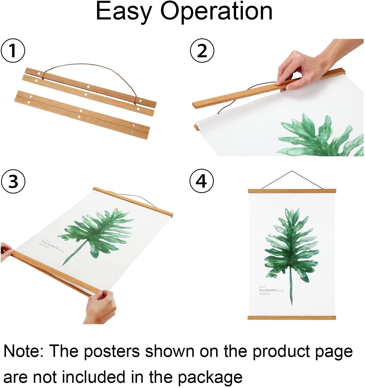 Canvas Poster with Wooden Pole – Sports Equipment Poster recenzja i cena