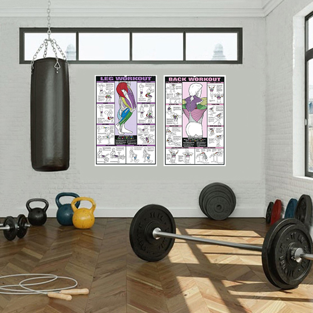 Workout Fitness Activities Van – Sports Equipment Poster recenzja i cena